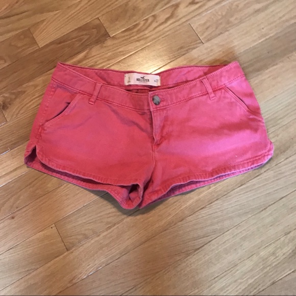 Hollister Pants - Hollister Faded Red Shorts.